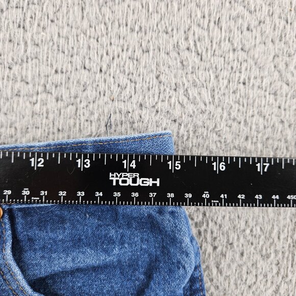 Wrangler Jeans Mens 30x30 Blue Denim Straight Leg High Rise Western Classic - Picture 6 of 15